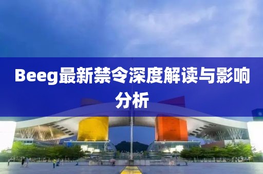 Beeg最新禁令详解，步骤指南与应对之策